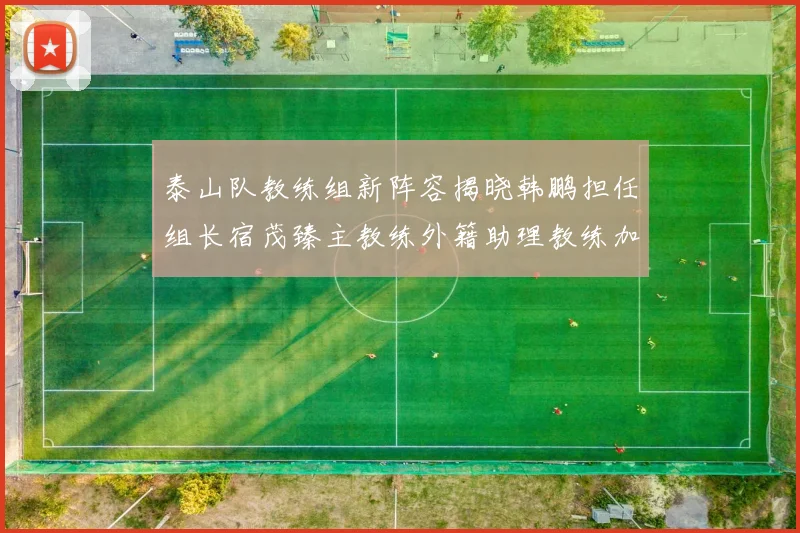 泰山队教练组新阵容揭晓韩鹏担任组长宿茂臻主教练外籍助理教练加盟